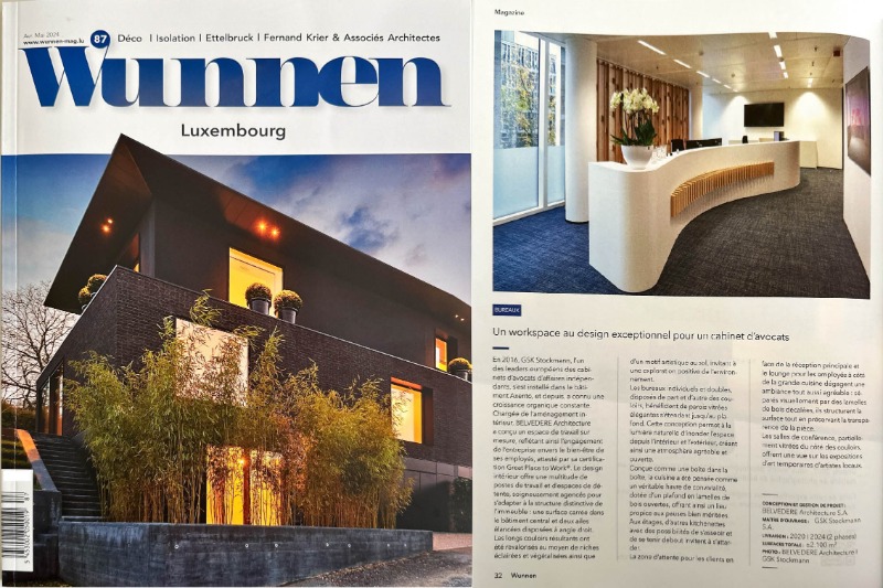 BELVEDERE Architecture featured in the WUNNEN magazine #87.