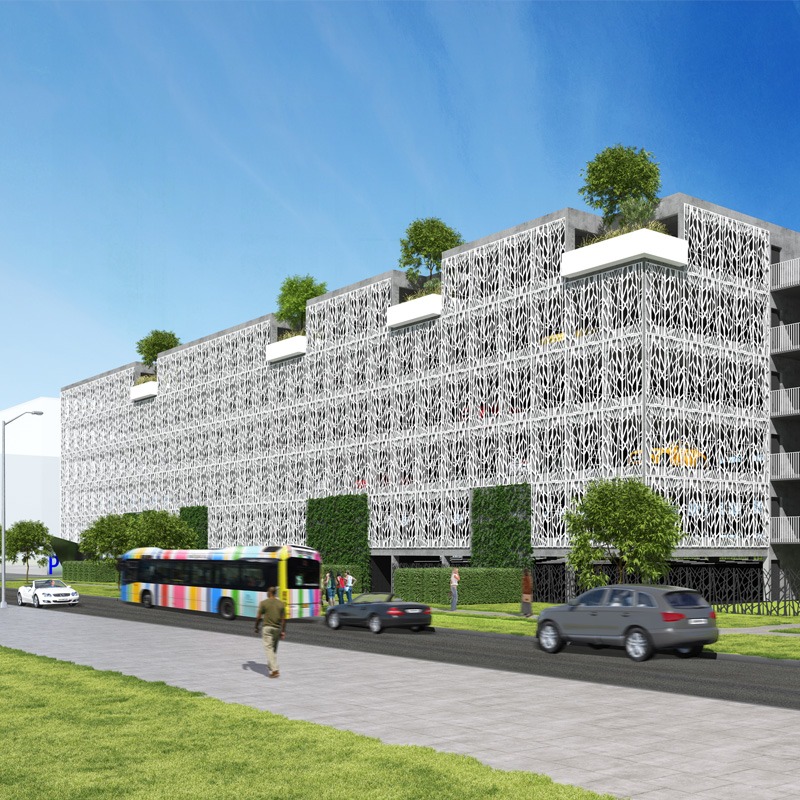 Parking couvert à Bissen - Concours d'Architecture Parking couvert à Bissen - Concours d'Architecture